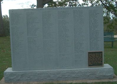 WWI Veteran Memorial - photo taken October 2007 by S. Ferrall