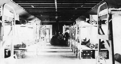 Barracks, interior