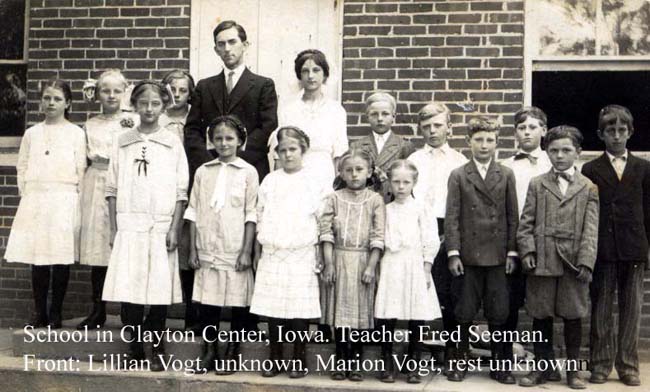 Clayton Center school children, ca1915