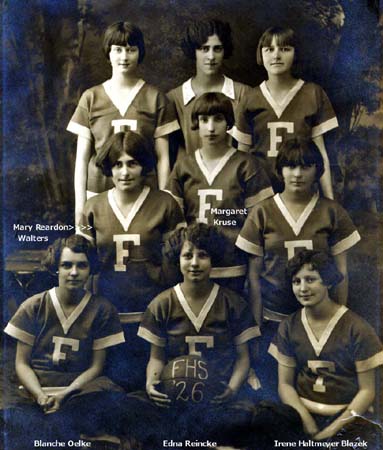 1926 Farmersburg HS Girls' basketball team