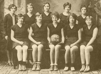 Guttenberg High School Girls Basketball team, 1929-1930 
