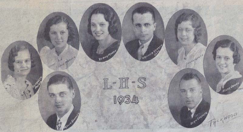 Luana Consolidated High School Class of 1934