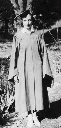 Muree LoRang, 1934 McGregor HS graduation photo