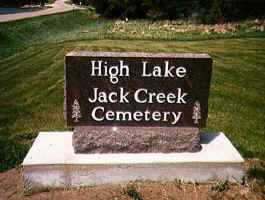 High Lake-Jack Creek Cemetery, Emmet County, Iowa
