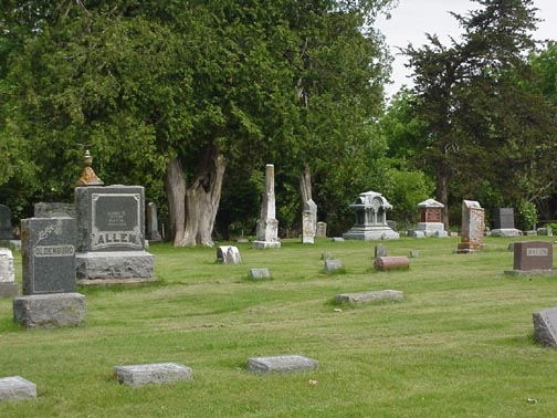Pleasant Grove Cemetery in Summer