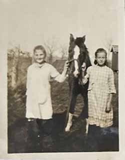 Two Girls and a Horse