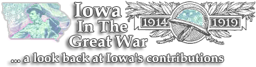 Iowa in the Great War, 1814-1919 banner.