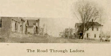 Road Through Ladora, Iowa