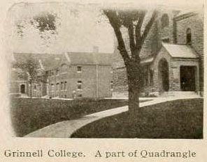 Part of the Quadrangle, Grinnell College, Iowa