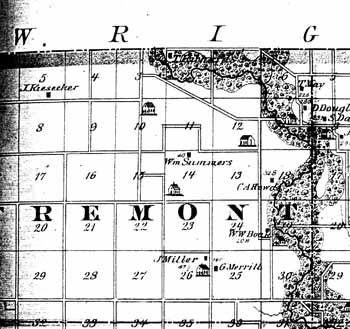 Bach Grove Map, Hamilton County, Iowa