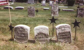 3 Civil War Soldier Graves, Anderson, Ostrander, Jones, Hamilton County, Iowa
