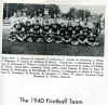 1940 Football Team, Webster City, Hamilton County, Iowa