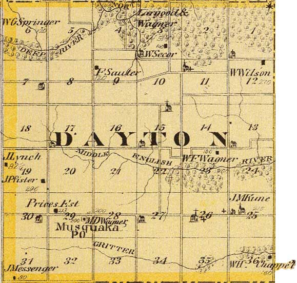 Dayton Township - 1875