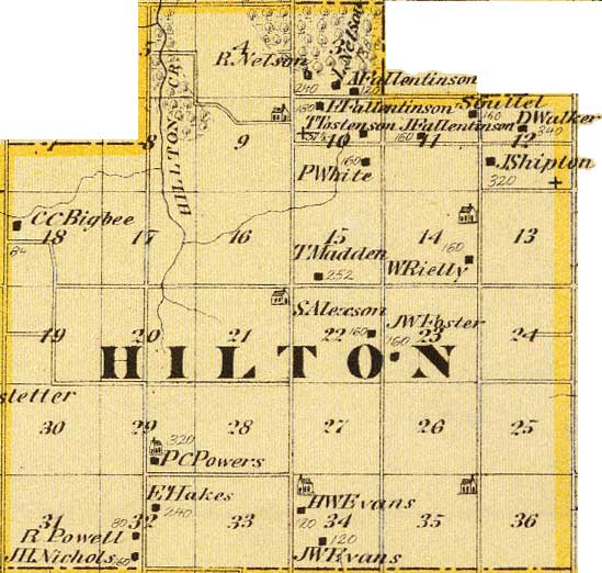 Hilton Township - 1875