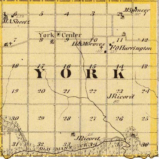 York Township - 1875