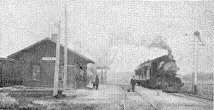 Chicago Great Western Depot and Passenger Train