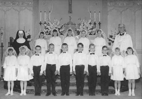 St. Mary's First Communion 1865, Boys