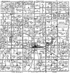 Adams Township Plat Map 1912