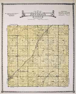 1921 Shelby Co. Jefferson Twp. Map