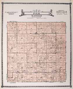 1921 Shelby Co. Polk Twp. Map