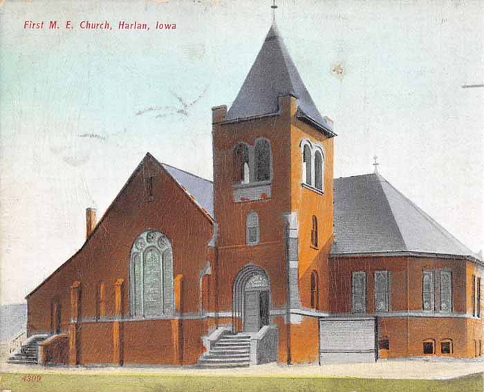 Harlan Iowa 1st Methodist Church
