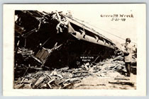 train wreck, 1910