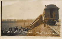 train wreck near Gladbrook