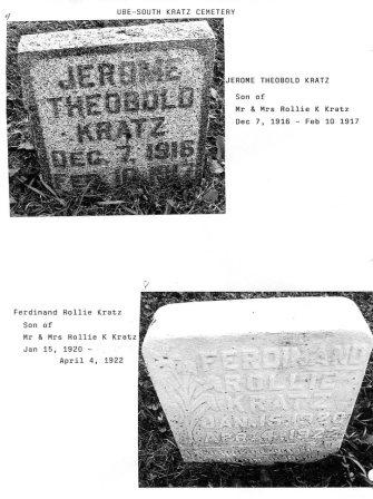 Page 5 United Brethern Evangelical cemetery book by Janice Sowers