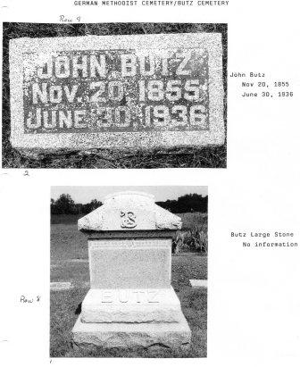 Page 11 German Methodist cemetery book by Janice Sowers