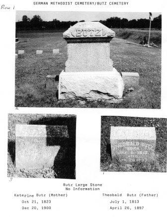 Page 2 German Methodist cemetery book by Janice Sowers