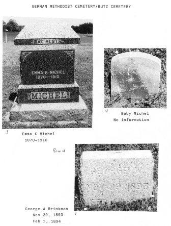 Page 5 German Methodist cemetery book by Janice Sowers