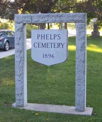 Phelps cemetery - photo by Bill Waters